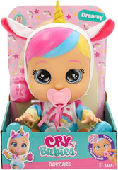 Cry Babies Day Care Dreamy, Babypuppe Puppe Dreamy contient une tenue de soins de jour et comprend 3 accessoires, nous avons vraiment des enfants, des jeux, des jeux et des jeux pour les enfants à partir de 18 mois.