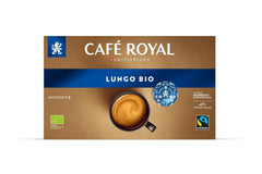Café Royal Professional Pads, Bio Lungo, 50 Nespresso (R) Professional compatibles Pads for Office and Gastronomie, Bio et Fairtrade zertifiziert, 100 Prozent Arabica, Intensité 5