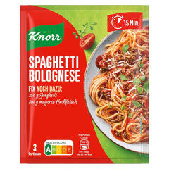 Knorr Fix Würzmischung Spaghetti Bolognese pour un délicieux plat de nouilles avec des ingrédients naturels 40 g