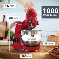 Robot culinaire Bosch Série 4 MUM5X720, balance intégrée, bol inox 3,9L, mixeur 1,25L, 1000W Accessoires Alimentation et Allaitement Bebe Naty Shop