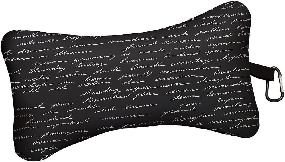 Moses. libri_x Mini Reading Pillow Classics – Pernă de gât pentru călătorii cu carabină practică, pernă compactă pentru mașini, avion și vizite la plajă, pernă de călătorie cu design ergonomic