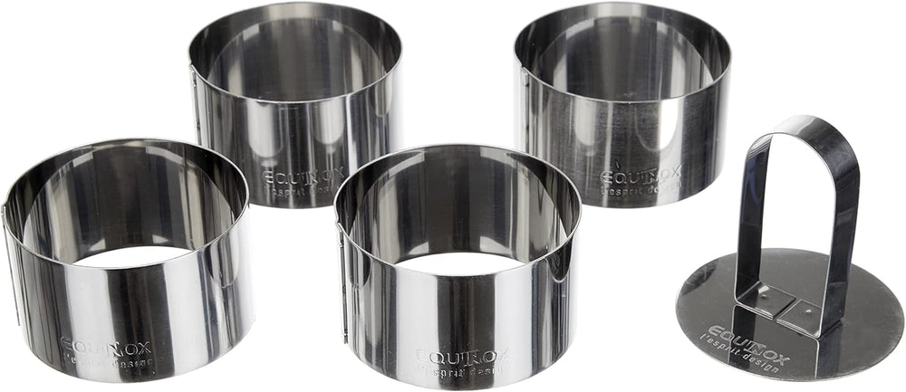 508937 Jeu d'emporte-pièces, nylon/acier inoxydable, 4 pièces