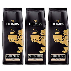 Caffè Crema pour machines à café entièrement automatiques, grains entiers 250 g, paquet de 3