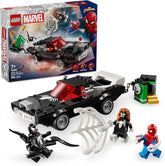 LEGO Marvel Spider-Man Mech contre. Venom Muscle Car - Voiture jouet avec 3 figurines de super-héros - Modèle de voiture avec tireurs - Cadeau pour garçons et filles à partir de 7 ans 76309 Jeux de construction Besuche den LEGO-Store Default Title