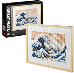 LEGO 31208 Art Hokusai – Grande salle de bain, décoration japonaise 3D, ensemble de base, décoration océan, passe-temps pour la vie, DYI, décoration de maison et de bureau