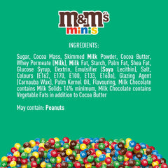 M&M's Chocolate Minis, Chocolat, 1 x 324 g, Lentilles au chocolat (324 g) (Paquet de 2)