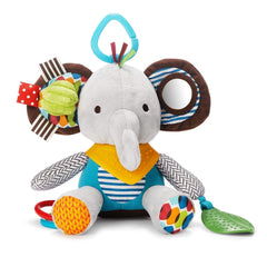 Skip Hop Bandana Buddies jucărie de activitate, jucărie moale pentru bebeluși și copii, multicoloră, elefant Jucarii Bebe Naty Shop Elefant