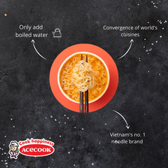 - Nouilles instantanées GD Glass au porc - (1 x 57g)