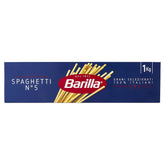 Pâtes Barilla Classic Spaghetti No. 5 à base de blé dur de haute qualité, toujours al dente (1 x 1 kg)