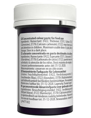 Colorant alimentar Sugarflair pentru paste, culoare violet pastel, colorant alimentar pentru paste, fondant și marțipan, culori concentrate Spectral - 25 g