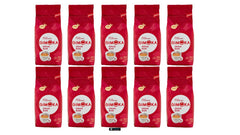Gimoka Gran Bar Café en grains, riche et crémeux, 1 kg, paquet de 10, + porte-clés