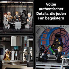 LEGO Star Wars Todesstern - Bauset für Erwachsene - Interaktives UCS-Ausstellungsmodell mit 36 Minifiguren inkl. Luke Skywalker, Han Solo et Dark Vador - Cadeau pour hommes, femmes et fans - 75419