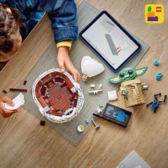 LEGO Star Wars 75403 Grogu dans son berceau répulseur mandalorien - Figurine à collectionner - Modèle à construire, jouer et exposer - Décorations pour la maison - Cadeau pour garçons et filles à partir de 10 ans Jeux de construction Besuche den LEGO-Store