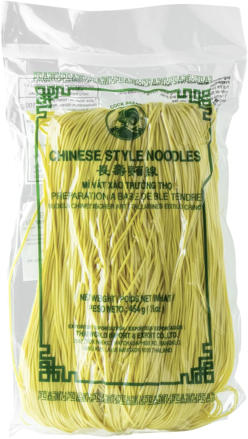 Nouilles chinoises au coq (1 paquet x 454g)