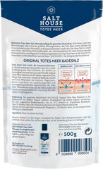 Salthouse Original Dead Sea Bath Salts, saruri de baie, calmant pentru iritațiile pielii, pentru pielea sensibilă și uscată, 100% natural, 500 grame Duș și baie Naty Shop