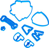 Coupe-fondant Paw Patrol, plastique, bleu, 8x7x1,5 cm