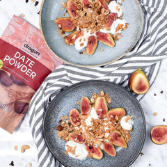 Poudre de dattes 100% bio, vegan et sans gluten, naturellement sucrée, 6 x 250 grammes produits déshydratés Naty Shop