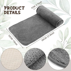 Oreiller cervical pour fauteuil inclinable, oreiller réglable en peluche, rouleau de nuque, polaire antidérapante, canapé, oreiller cervical pour voyage, maison, chaise longue, canapé, fauteuil (gris foncé)