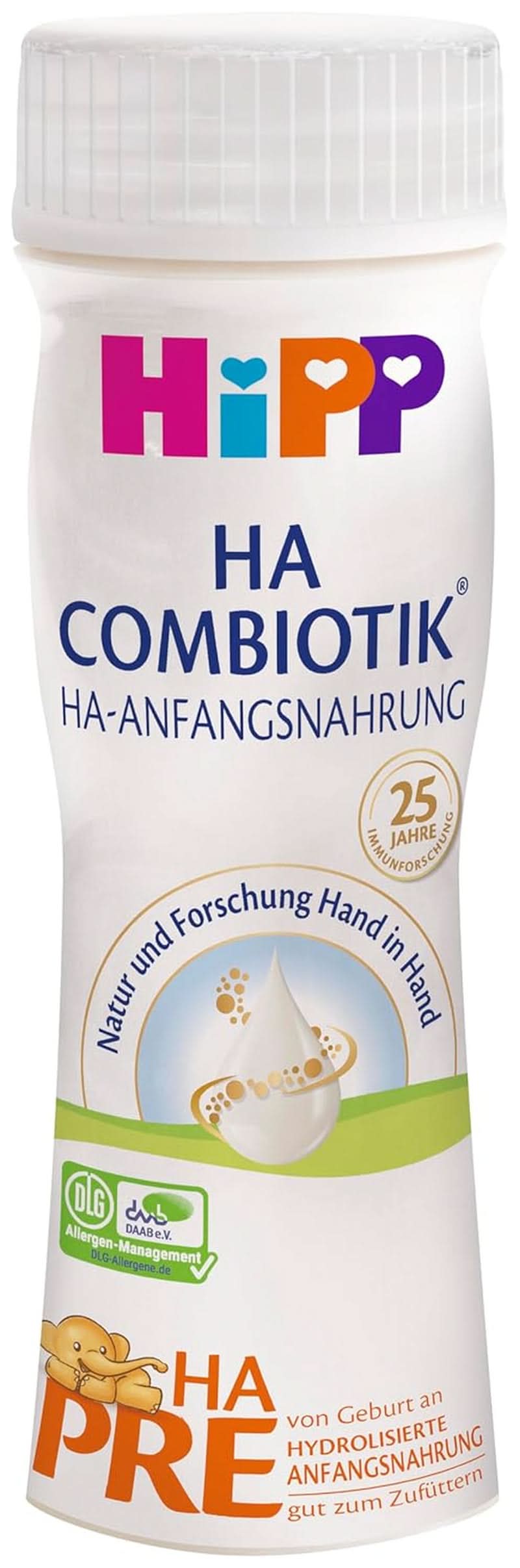 Hipp Pre HA Combiotik 200 ml, lot de 6 (6 x 200 ml) Naty Shop Titre par défaut