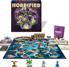 Ravensburger 22892 - Horrifié : Le Monde des Monstres - Jeu de société coopératif et addictif à partir de 10 ans pour des soirées de jeux entre amis ou en famille pour 1 à 5 fans d'Horrifié