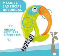 CHICCO - Anneau de dentition rigolo et rafraîchissant 6 mois +