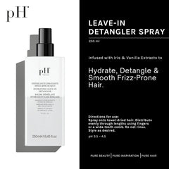 Produse pentru descurcarea parului fără clătire cu pH hidratant 250 ml Produse pentru descurcarea părului Naty Shop