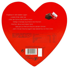 Ferrero Mon Chéri Heart - Cadeau Chocolat Saint Valentin pour Elle et Lui - Chocolat Croquant, Liqueur Fruitée et Cerises Aromatisées - Pour la Saint Valentin, la Fête des Mères et Pâques - 1 Paquet 147g