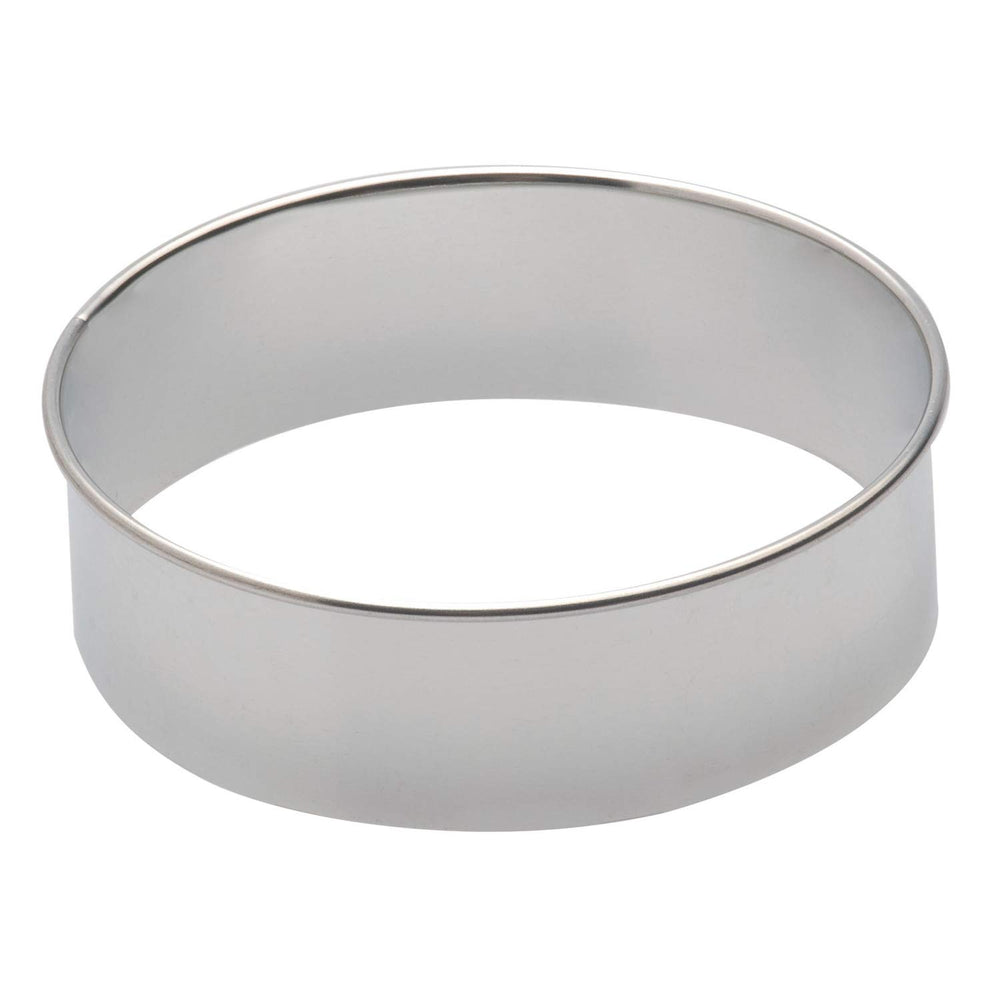 285565 Boîte à biscuits ronde avec anse, diamètre 10 cm, hauteur 3 cm, 6 pièces