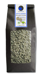 Bio Rohkaffee - Grüner Hochland Kaffee Nicaragua Jinotega (grüne Kaffeebohnen 1000g) - Certifié GMP