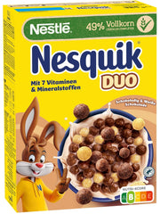 NESTLÉ Duo Céréales, Céréales Chocolat Brun et Blanc et Céréales Entières (1 x 325g)