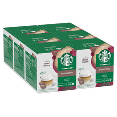 STARBUCKS Cappuccino de Nescafé Dolce Gusto Kaffeekapseln 6 x 12 (72 Kapseln)