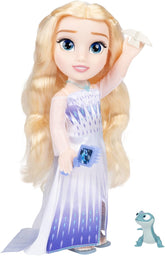 Disney Die Eiskönigin Singende ELSA The Snow Queen Puppe 35 cm, singt „Show Yourself“, inklusive Zubehör für zusätzlichen Spielspaß, perfekt für Mädchen ab 3 Jahren Weiß und Blau