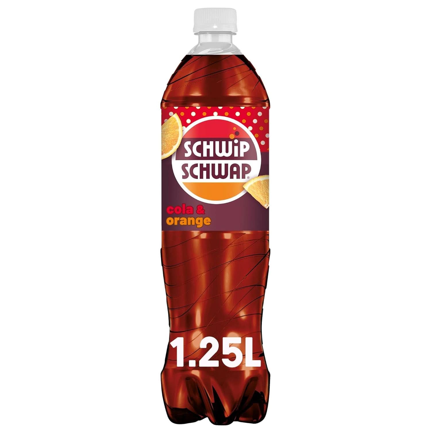 SCHWIPSCHWAP, The Original - Băutură răcoritoare de cola cofeinizată cu portocale, set 6 x 1,25 litri Bauturi fara alcool Naty Shop