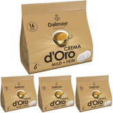 Tampons Crema d'Oro doux et fin (16 tampons Kaffee) (Packung mit 4)