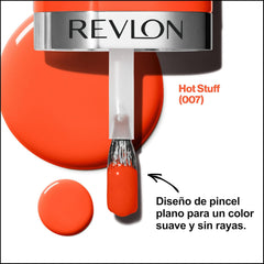 Revlon Ultra HD Snap Vernis à ongles longue durée Formule végétalienne Séchage rapide Une couche Couleur à couverture complète (8 ml) Hot Stuff (007) Unisexe