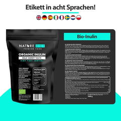Nature Diet - Bio-Inulin 1 Kg | Aus Agave | Natürliches Präbiotikum Indulcitori Naty Shop