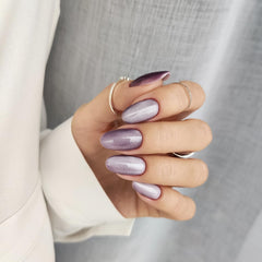 Semilac Vernis à Ongles UV 664 Lilas Brillant 7 ml - Effet Oeil de Chat, Reflets Uniques avec Outil Magnétique - Collection Gloss Gala