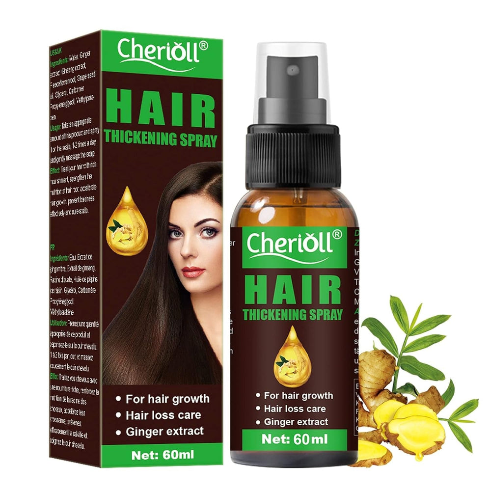 Croissance des cheveux Anti-chute de cheveux Spray de croissance des cheveux Perte de cheveux et traitement des cheveux pour cheveux clairsemés Favorisent une croissance plus épaisse, plus complète et plus rapide 60 ml Soins capillaires Naty Shop Titre par défaut