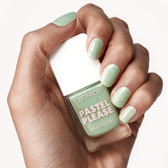 Catrice Pastel Please Vernis à ongles 040 Mint Breeze Vert clair Vernis à ongles pailleté profondément coloré hautement pigmenté Vegan 10,5 ml