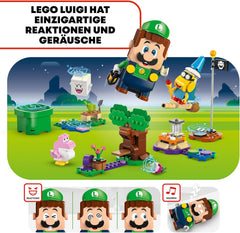 LEGO Super Mario Apprendre avec Luigi interactif, Jeu Nintendo pour jeunes, filles et joueurs à partir de 6 ans, Ensemble de jeux pour enfants avec bébé rose Yoshi 71440