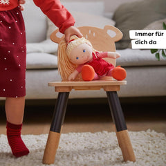 Poupée douce HABA Annelie - Poupée douce aux cheveux arrangés - Avec vêtements interchangeables - A partir de 18 mois - 30 cm - Lavable - 1302108001