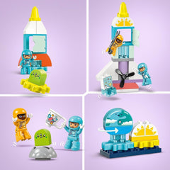 LEGO DUPLO 3-en-1 Navette spatiale Beaucoup d'aventures Ensemble spatial Jouet de fusée pour enfants Jouet scientifique de construction Développement précoce de la motricité Cadeau pour les enfants de 3 ans 10422 Ensembles de construction Beuche den LEGO-Store