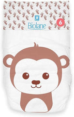 BIOLANE - Couche culotte - Taille 6 (16 + kg) - Pas de fuite pendant 12 heures - Forfait 1 mois - 108 Couches - Ecologique Mère et Enfant Naty Shop