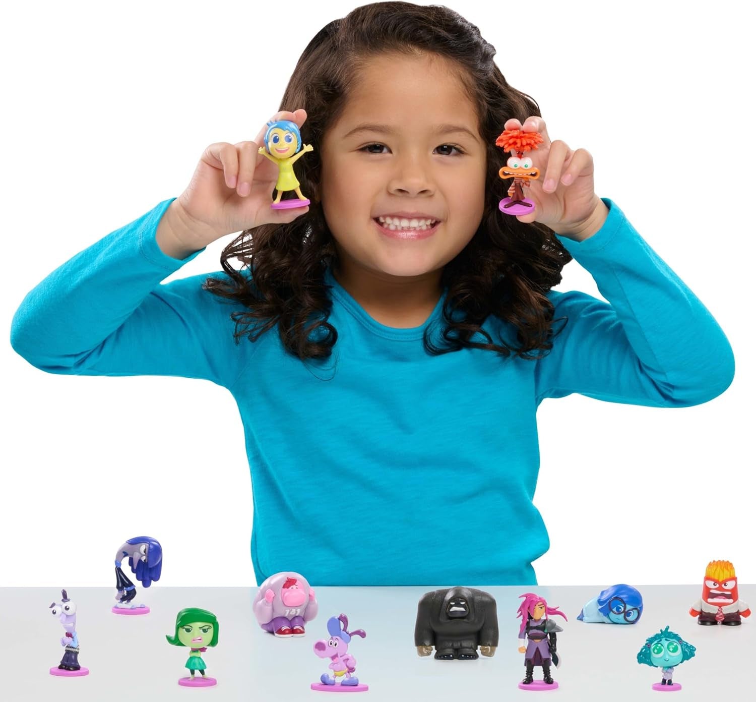 Just Play Disney și Pixar Inside Out 2 Minifigurine de colecționat, figuri de la 2,5 cm la 6,4 cm înălțime, jucării pentru copii de la 3 ani în sus Action figures Naty Shop