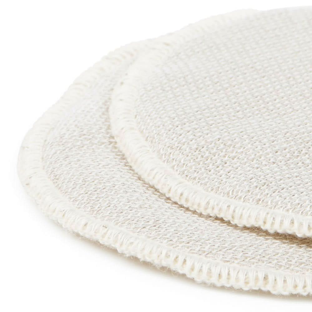 ELANEE Tampoane de alăptat, argintii, antibacteriene și lavabile - Moi și răcoritoare Accesorii Hrana si Alaptare Bebe Naty Shop