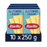 Lasagnes sans gluten Barilla Pasta, à base de délicieux maïs et riz, parfaites pour les personnes atteintes de la maladie coeliaque ou d'intolérance au gluten, paquet de 10 (10 x 250g)