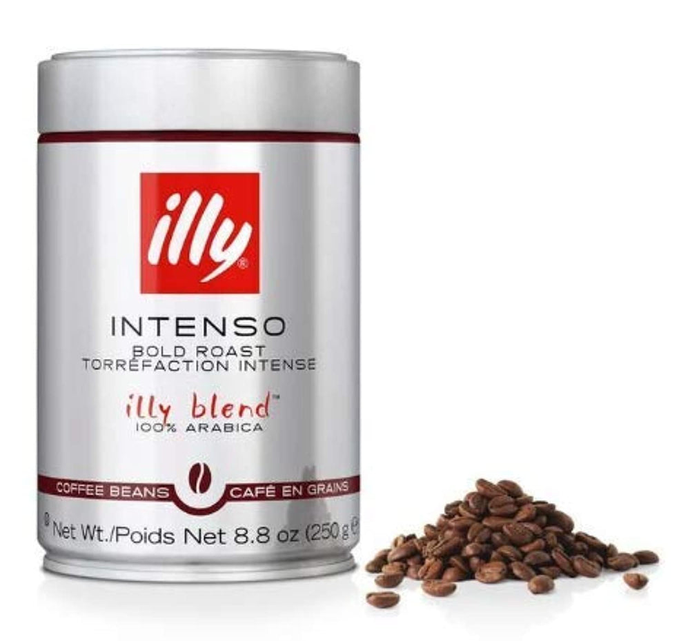Haricots entiers Illy Intenso Bold Roast, 250 g, 2 pièces