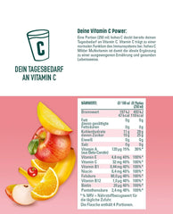 High C Mild Multivitamin (1 X 1,5L), 100% jus, pomme, orange, acérola, mangue, 7 vitamines, Sans sucre ajouté selon la loi, Moins d'acide, Boissons végétaliennes sans alcool Naty Shop