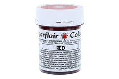 Colorant alimentar Sugarflair Chocolate Colorant alimentar pentru ciocolată roșie - Unt de cacao organic colorat, colorant ciocolată pentru colorarea ciocolatei, praline - 35g