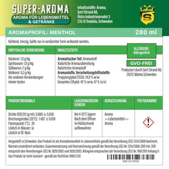 Concentrat de mentol 280 ml Arome Naty Shop